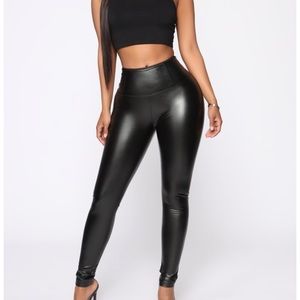 Fashion Nova Faux Leather Leggings